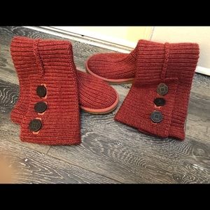 Women’s Ugg classic Cardy knit boots